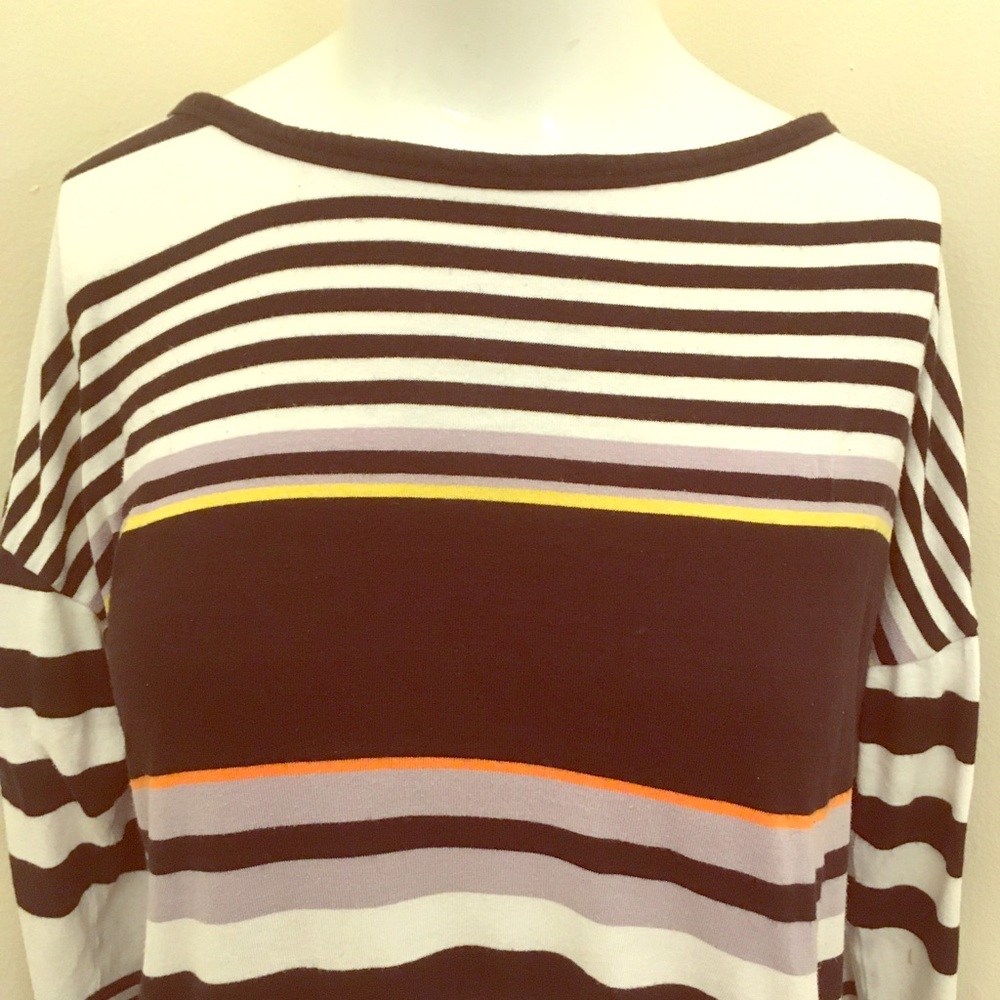 Rue21 Striped 3/4 Sleeve Tee